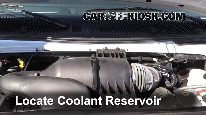 2013 Ford E-350 Super Duty XLT 5.4L V8 FlexFuel Standard Passenger Van Coolant (Antifreeze) Add Coolant